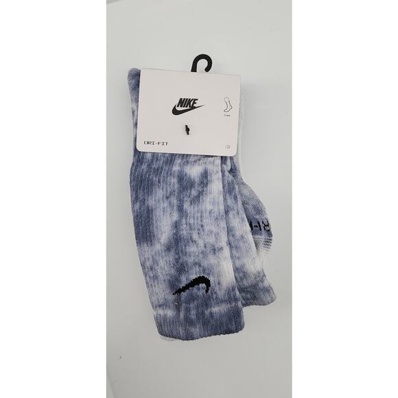 New NWT Nike Everyday Plus Cushioned Tie-Dye Crew Socks 2 Pack Men's 8-12 - Picture 4 of 5